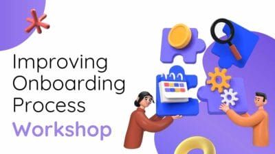 Slides Carnival Google Slides and PowerPoint Template 3D Improving Onboarding Process Workshop 1