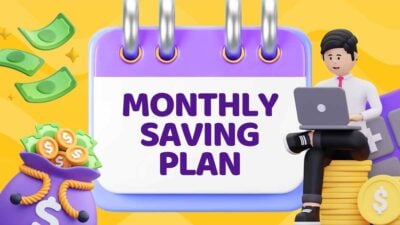 3D Monthly Saving Plan Slides