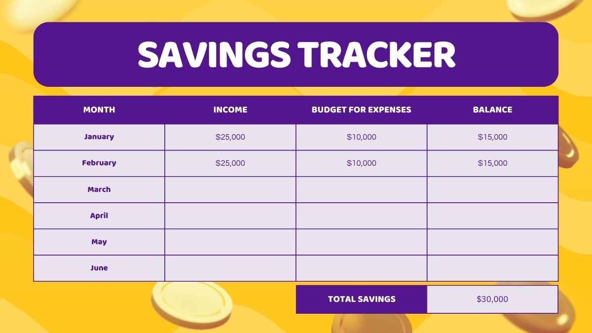 3D Monthly Saving Plan Slides - diapositiva 8