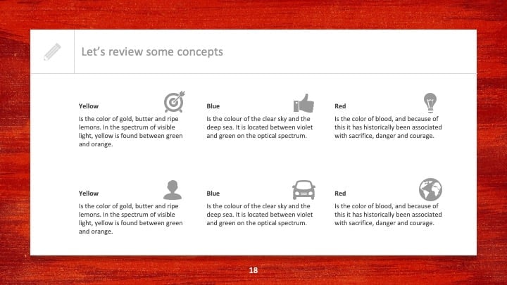 Red Creative Slides - slide 18