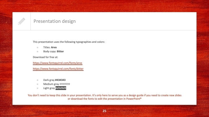 Red Creative Slides - slide 25