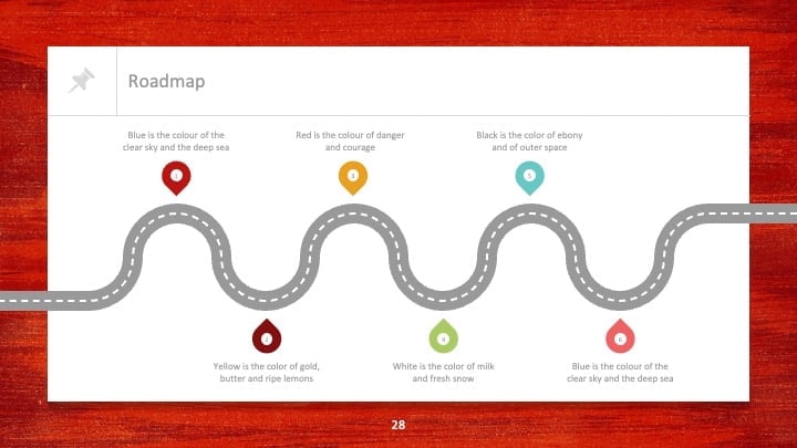 Red Creative Slides - slide 28