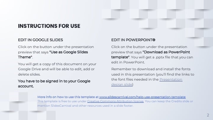 Slide Bisnis Geometris Putih - slide 2