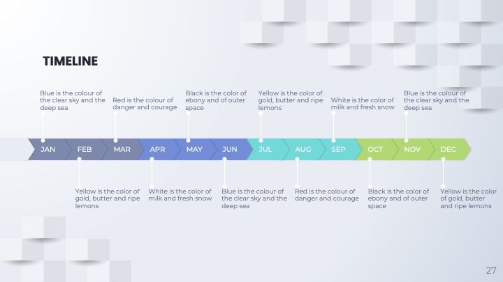 Negócios geométricos em branco - slide 27