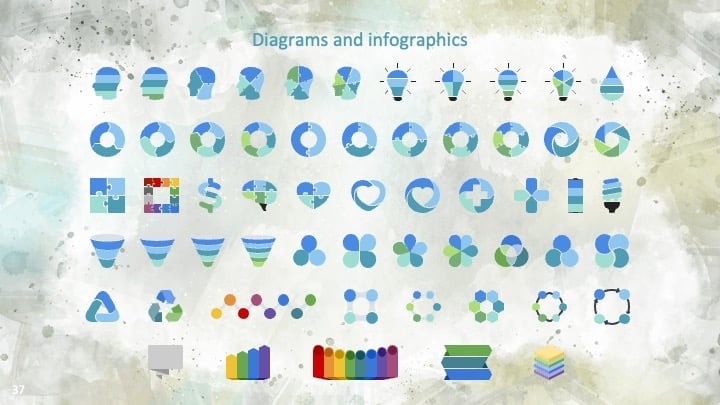 Slides de Aquarelas da Natureza - deslizar 37