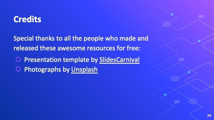 무료 PPT 및 Google 슬라이드 템플릿 — SlidesCarnival - 슬라이드 24