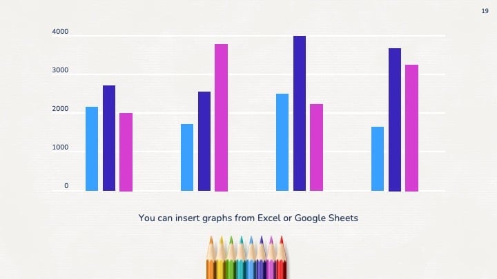 Colorful Pencils Slides - slide 19