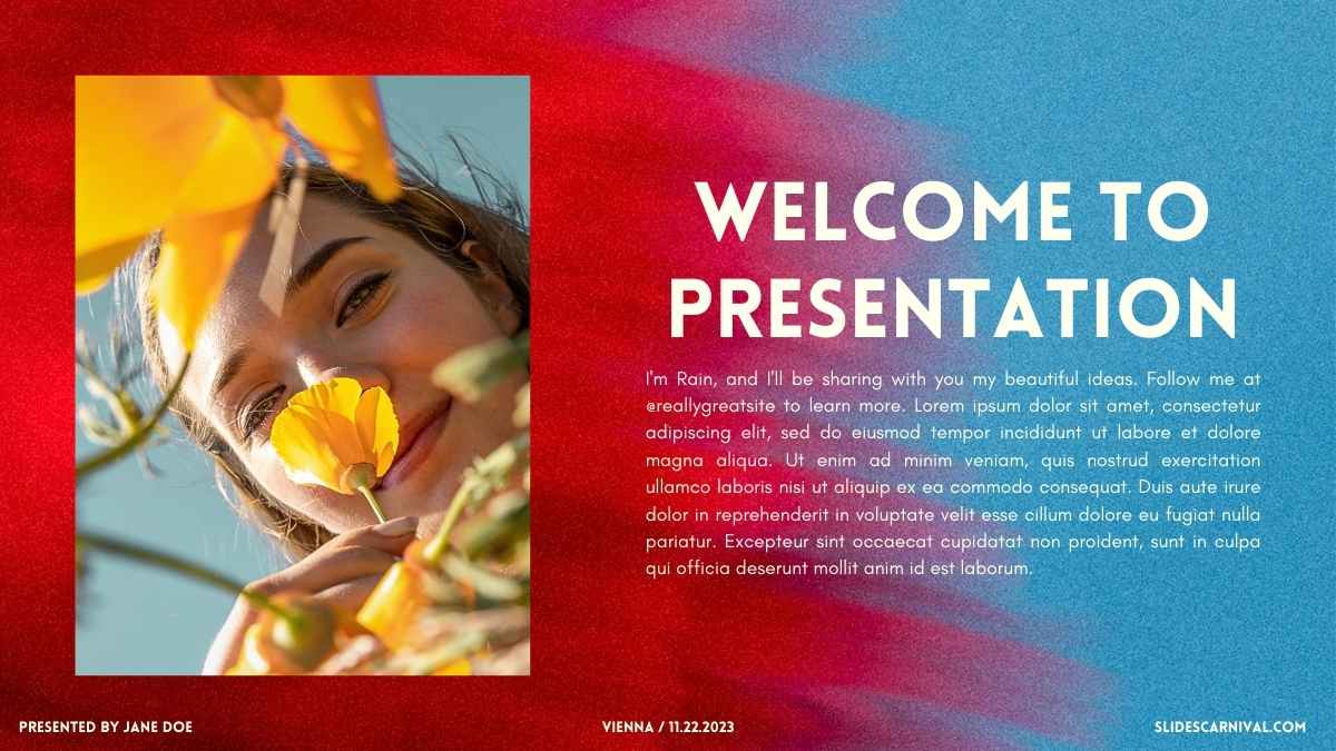 Floral Background Luxury Theme Slides - slide 5