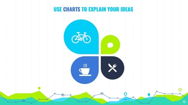 Plantillas de Estadísticas Coloridas - diapositiva 12
