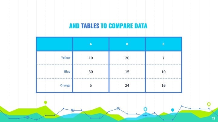 Colorful Stats Slides - slide 13