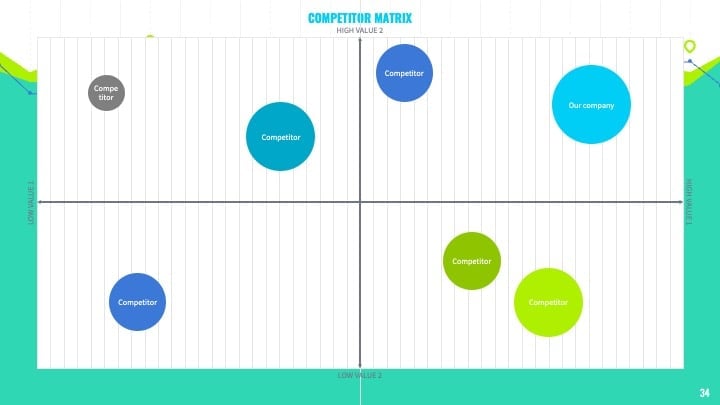 Colorful Stats Slides - slide 34