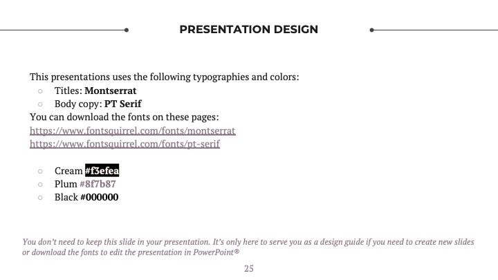 Plantilla para presentación simple y elegante - diapositiva 25