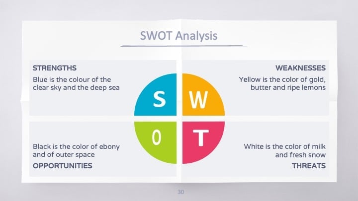 Colorful Paper Slides - slide 30