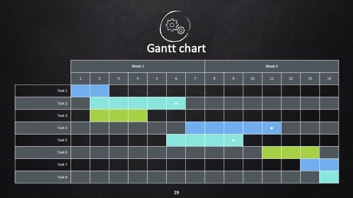 School Blackboard Slides - slide 29