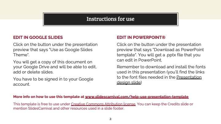 Slide Formal Minimalis - slide 2