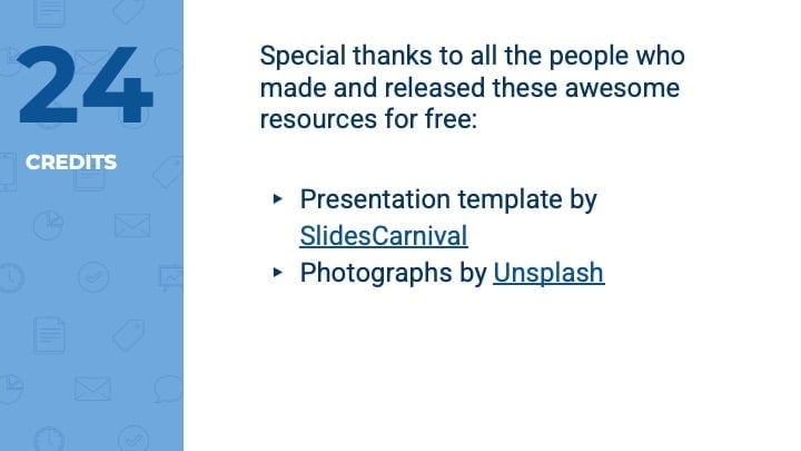 Blue Corporate Slides - slide 24