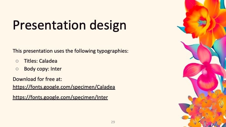 Slides Botânicos Incríveis - deslizar 29