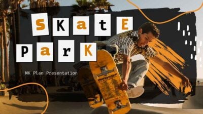 Apresentação Criativa de Skate dos Anos 90