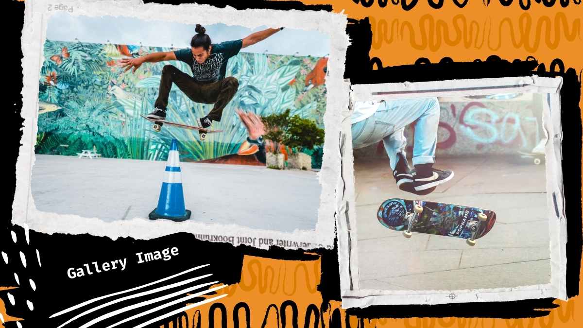 Plantillas Creativas de Deportes de los 90 para Skate Park - diapositiva 13