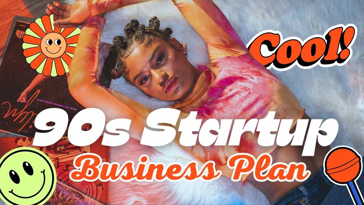 90s Startup Business Plan Slides - slide 1