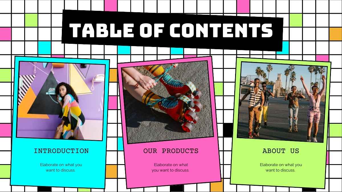 90s Style Portfolio Slides - slide 3