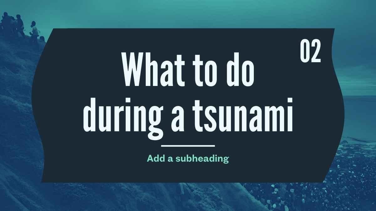 Simple World Tsunami Awareness Day - slide 10