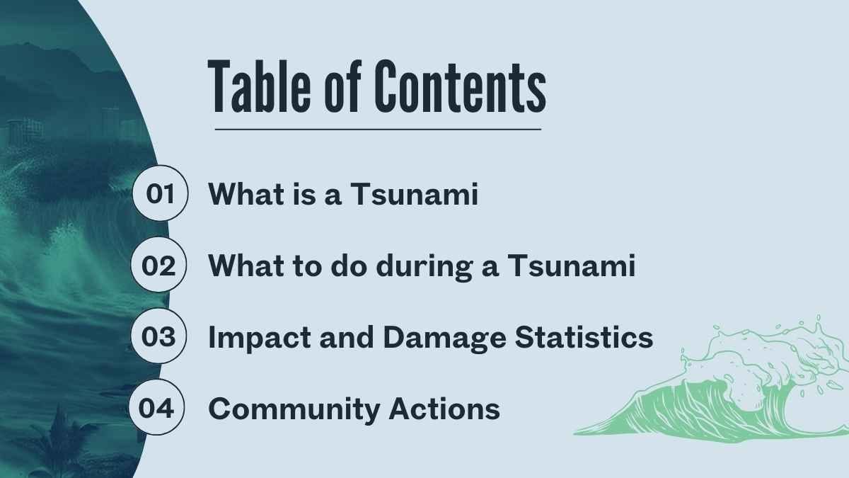 Simple World Tsunami Awareness Day - slide 2