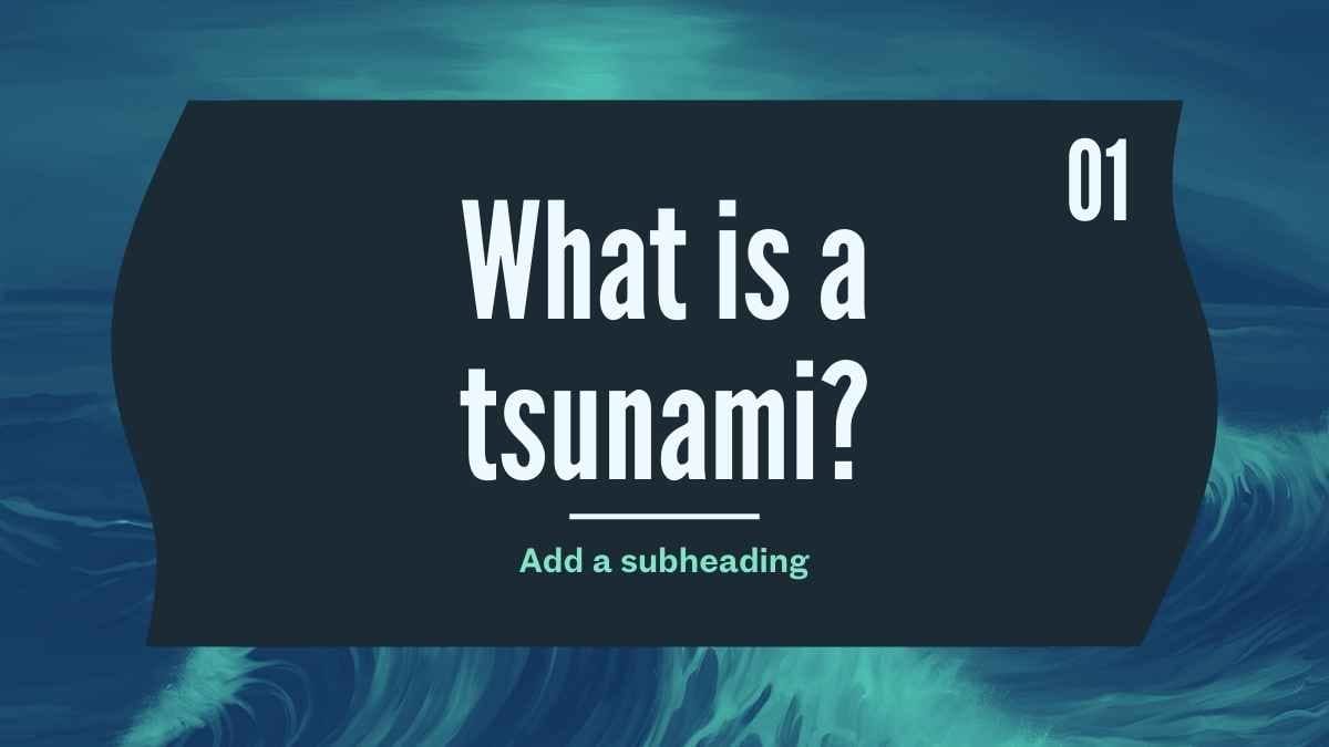 Simple World Tsunami Awareness Day - slide 5