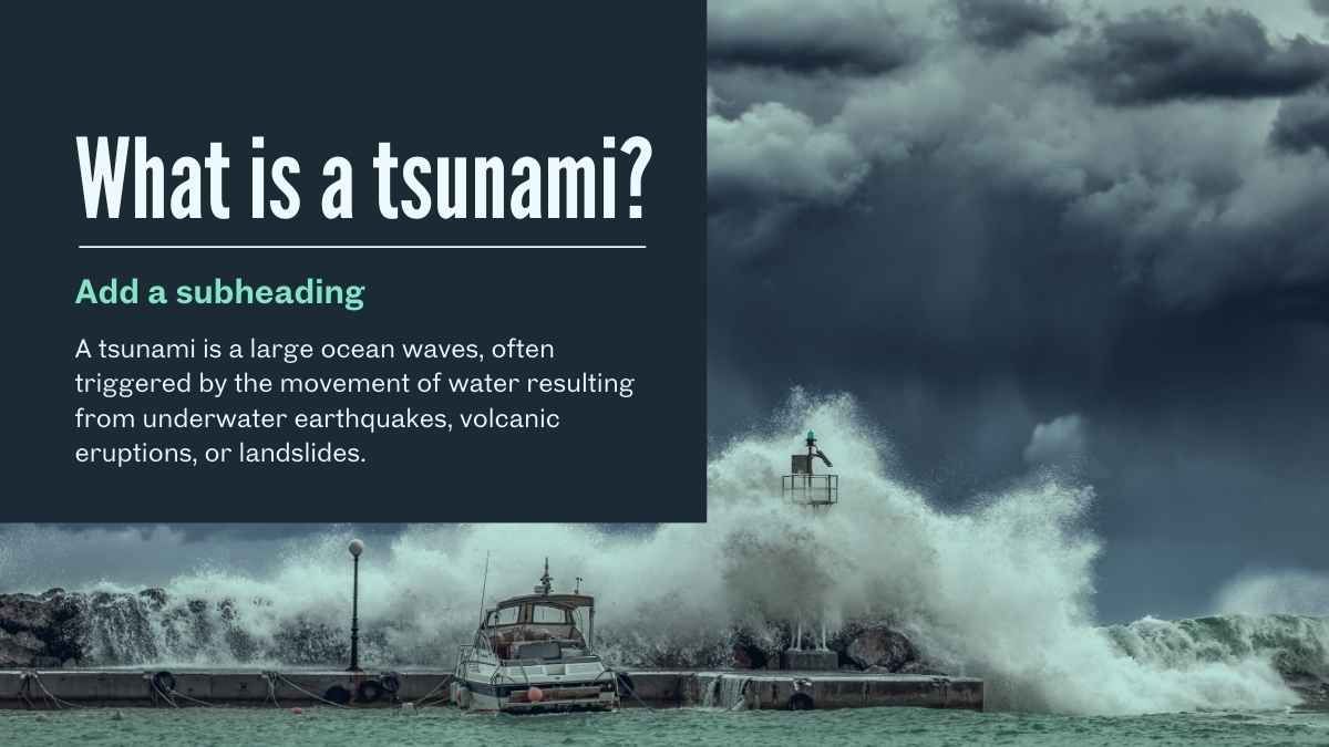 Simple World Tsunami Awareness Day - slide 6