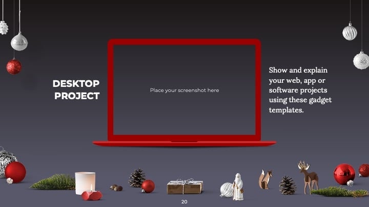 Slides Modernos de Natal - deslizar 20