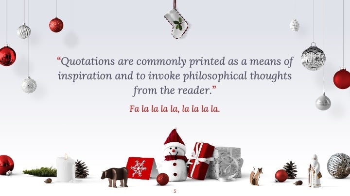 Modern Christmas Slides - slide 5