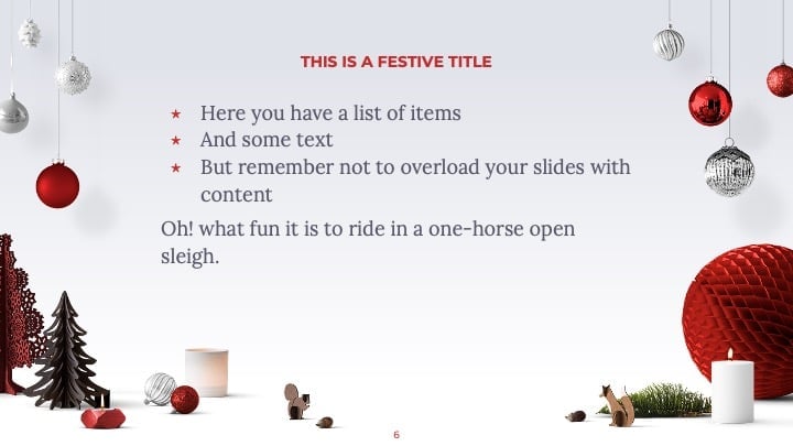 Modern Christmas Slides - slide 6