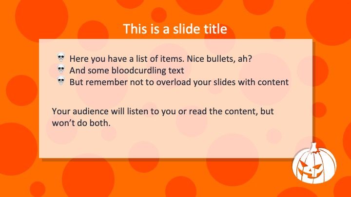 Cute Halloween Slides - slide 6