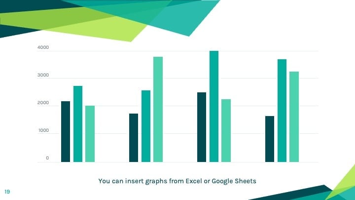 Green Geometric Slides - slide 19