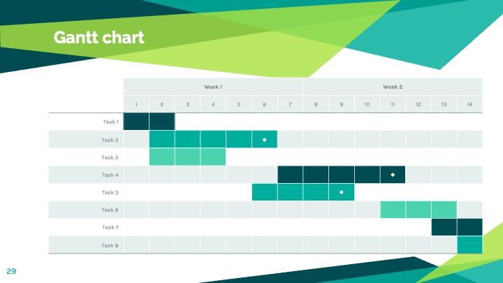 Green Geometric Slides - slide 29