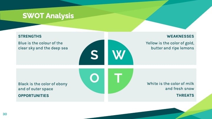 Green Geometric Slides - slide 30