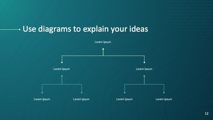 Slides de Linhas de Contorno Tecnológicas - deslizar 12