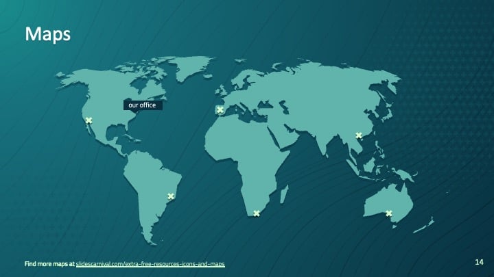 Slides de Linhas de Contorno Tecnológicas - deslizar 14