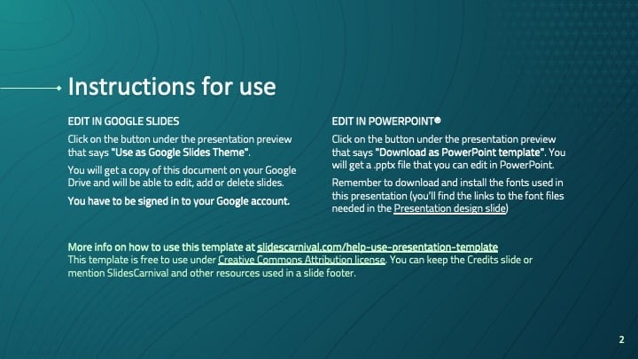 Techie Contour Lines Slides - slide 2