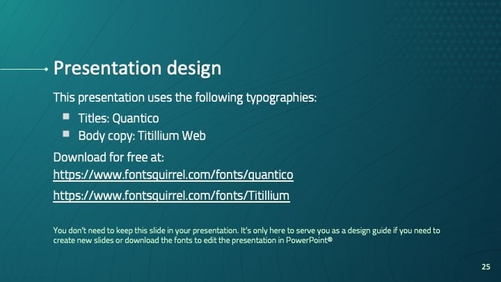 Slides de Linhas de Contorno Tecnológicas - deslizar 25