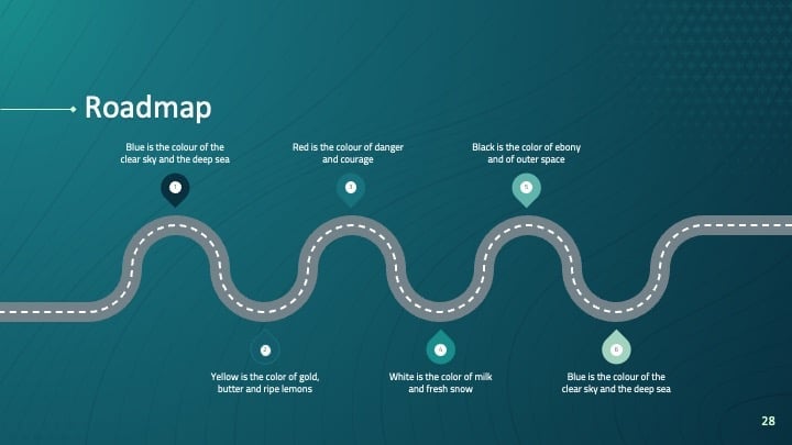 Techie Contour Lines Slides - slide 28