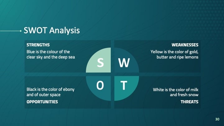 무료 PPT 및 Google 슬라이드 템플릿 — SlidesCarnival - 슬라이드 30