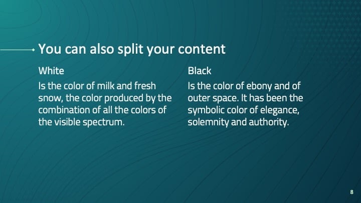 Techie Contour Lines Slides - slide 8