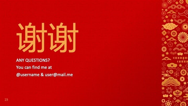 Ano Novo Chinês 2020 (O Rato) Slides - deslizar 23