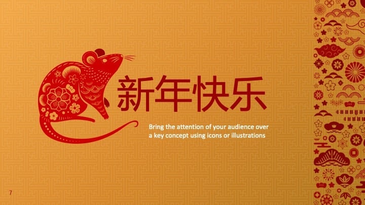 Chinese New Year 2020 (The Rat) Slides - slide 7