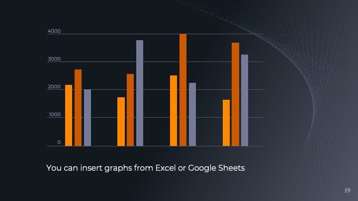 Dark Dynamic Lines Slides - slide 19