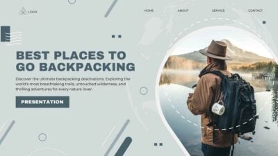 Slides Carnival Google Slides and PowerPoint Template Abstract Best Places to Go Backpacking 1