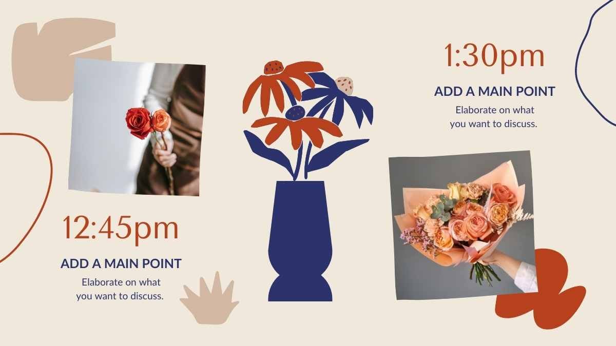 Apresentação de Aula de Arranjo Floral Abstrato - deslizar 13