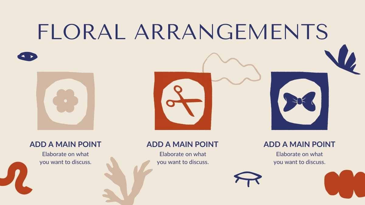 Apresentação de Aula de Arranjo Floral Abstrato - deslizar 6