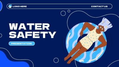 Abstract Illustrated Water Safety Slides